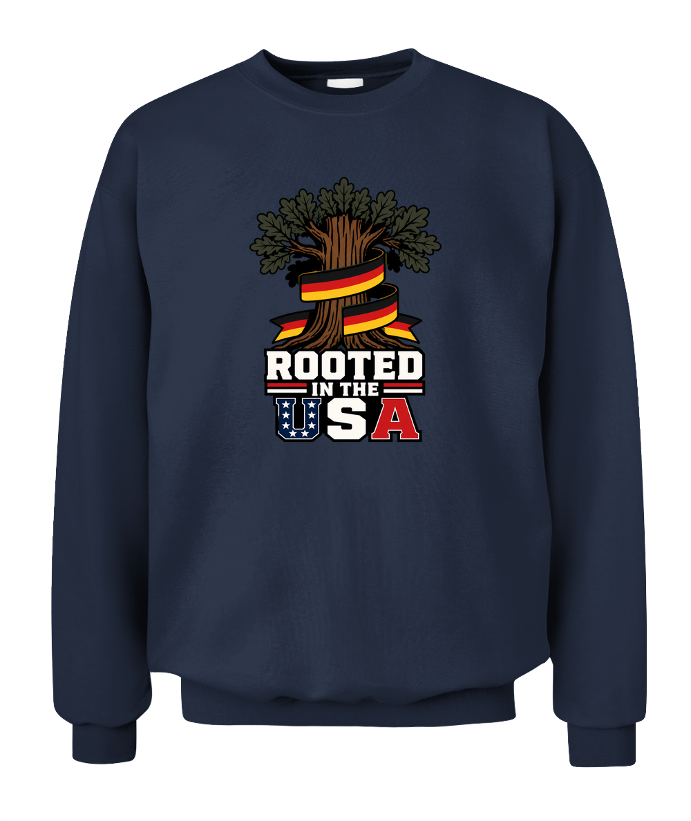 Rooted In The USA — Sweatshirt in Navy
