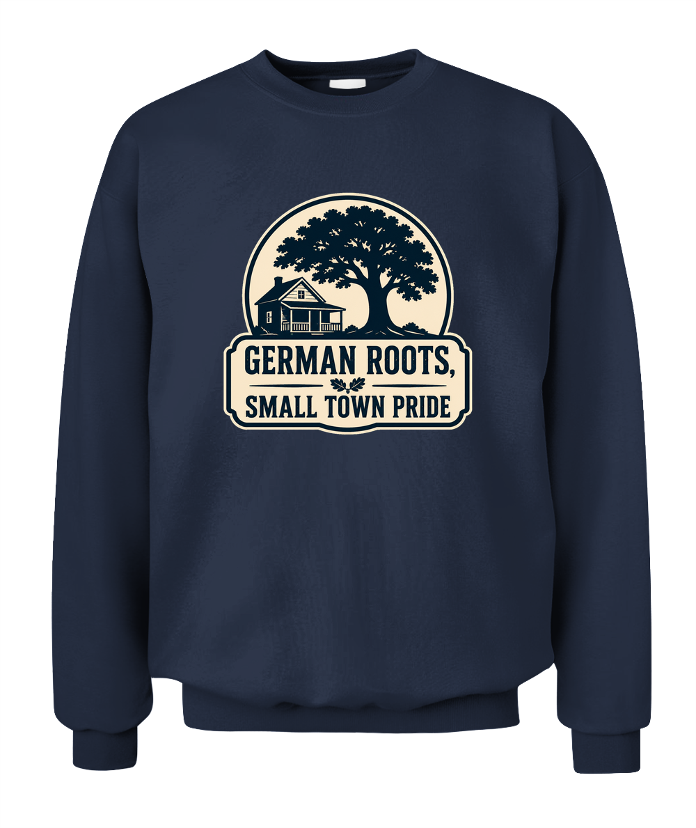 German Roots, Small Town Pride — Sweatshirt in Navy