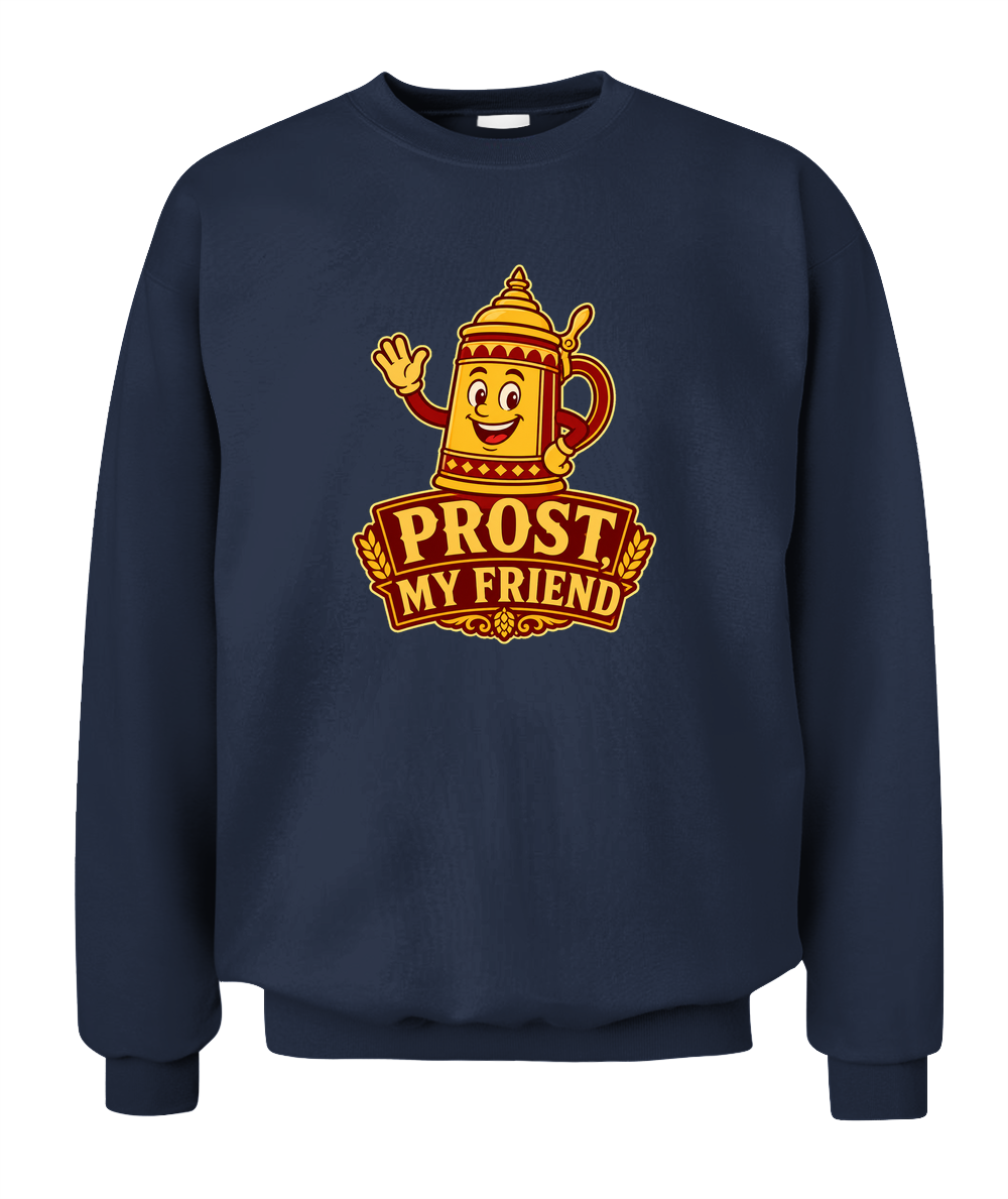 Prost, My Friend — Sweatshirt in Navy