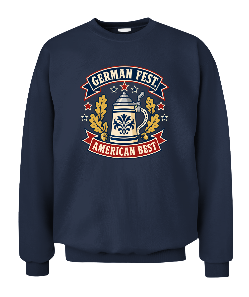 German Fest, American Best — Sweatshirt in Navy