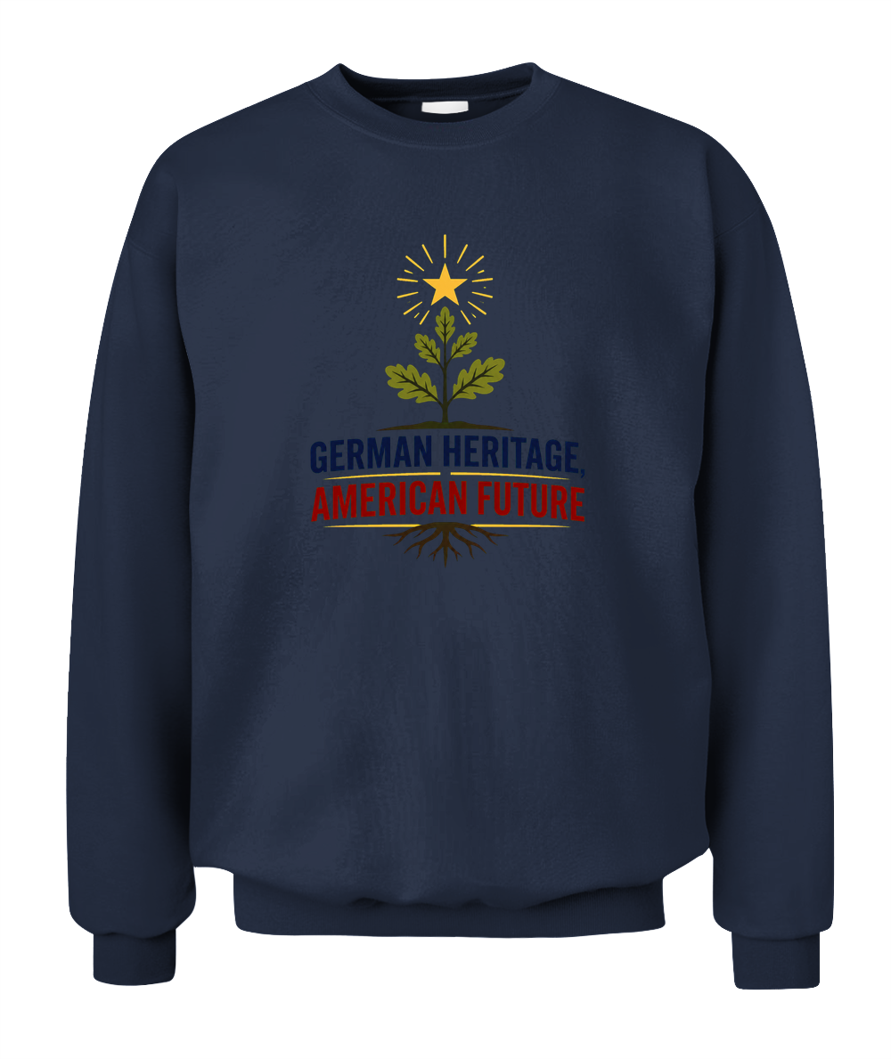German Heritage, American Future — Sweatshirt in Navy