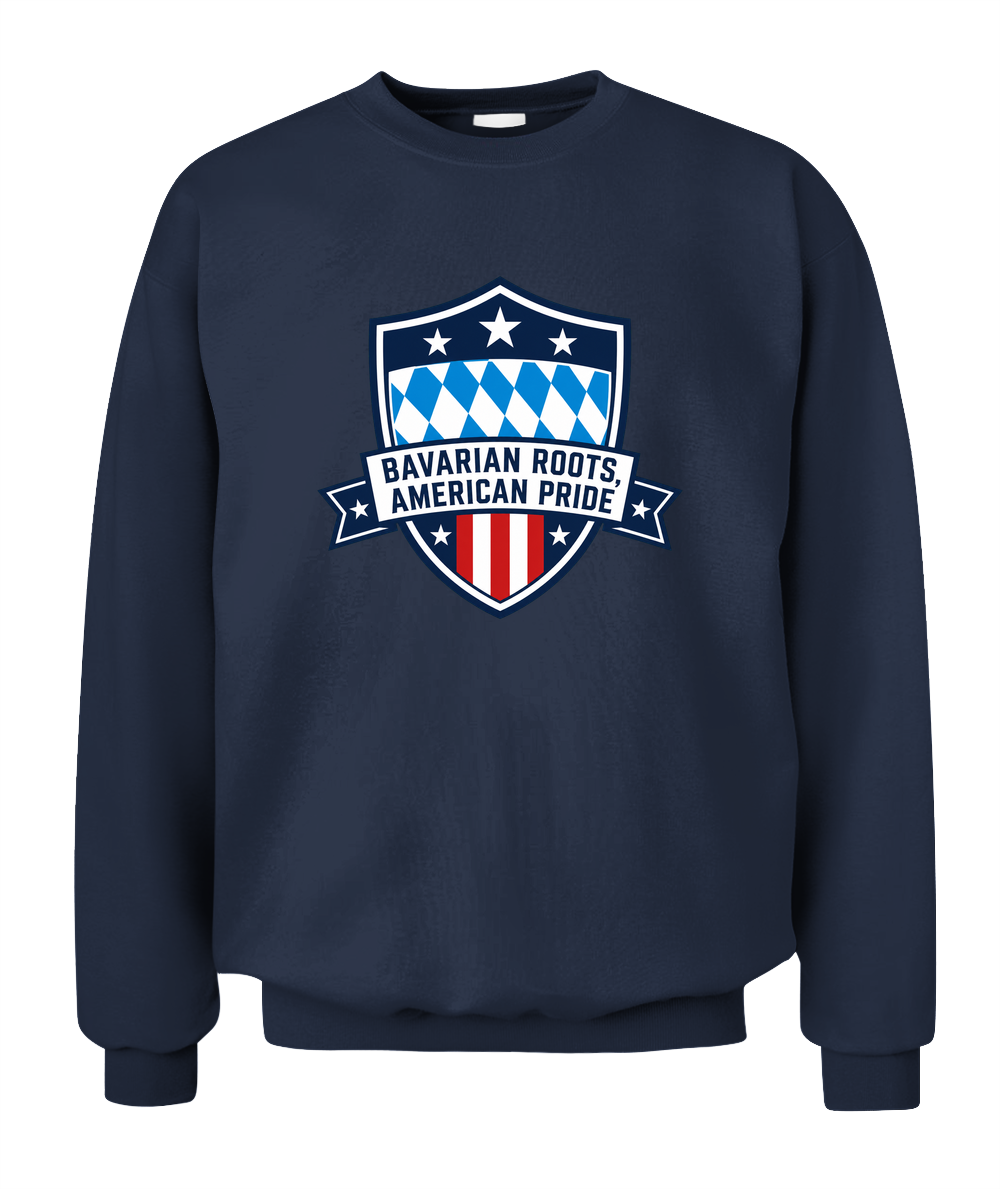 Bavarian Roots, American Pride — Sweatshirt in Navy