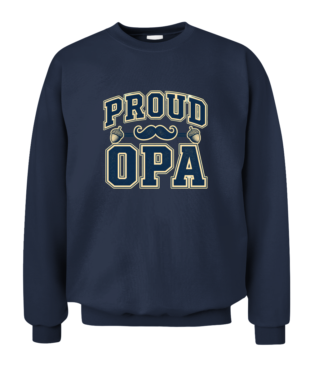 Proud Opa — Sweatshirt in Navy