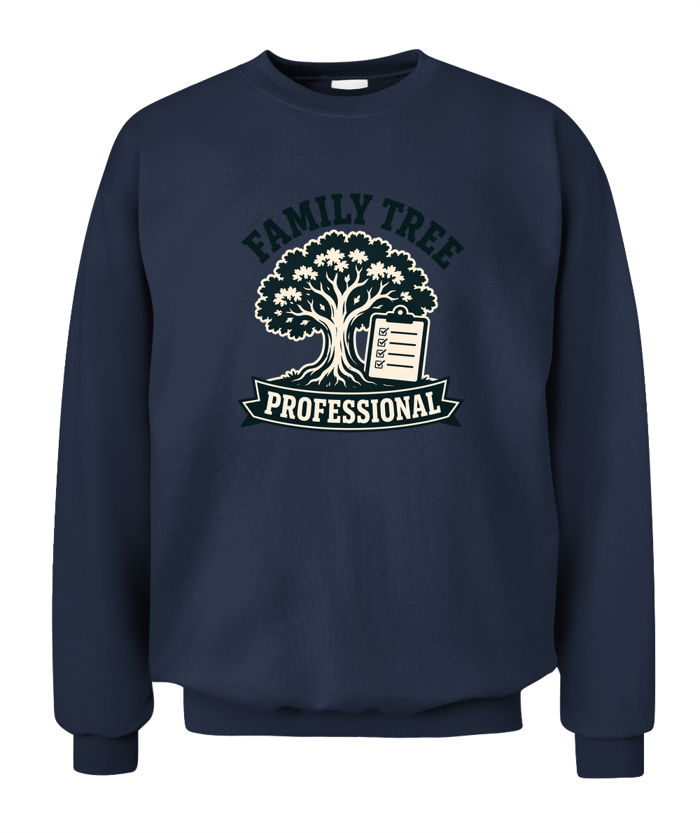 Family Tree Professional — Sweatshirt in Navy