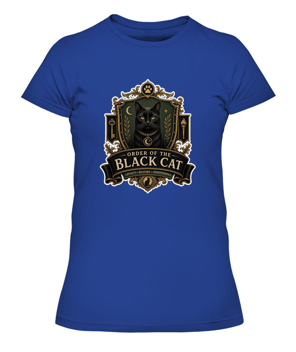 Order of the Black Cat Ladies T-Shirt | Black Cat Lover Gift