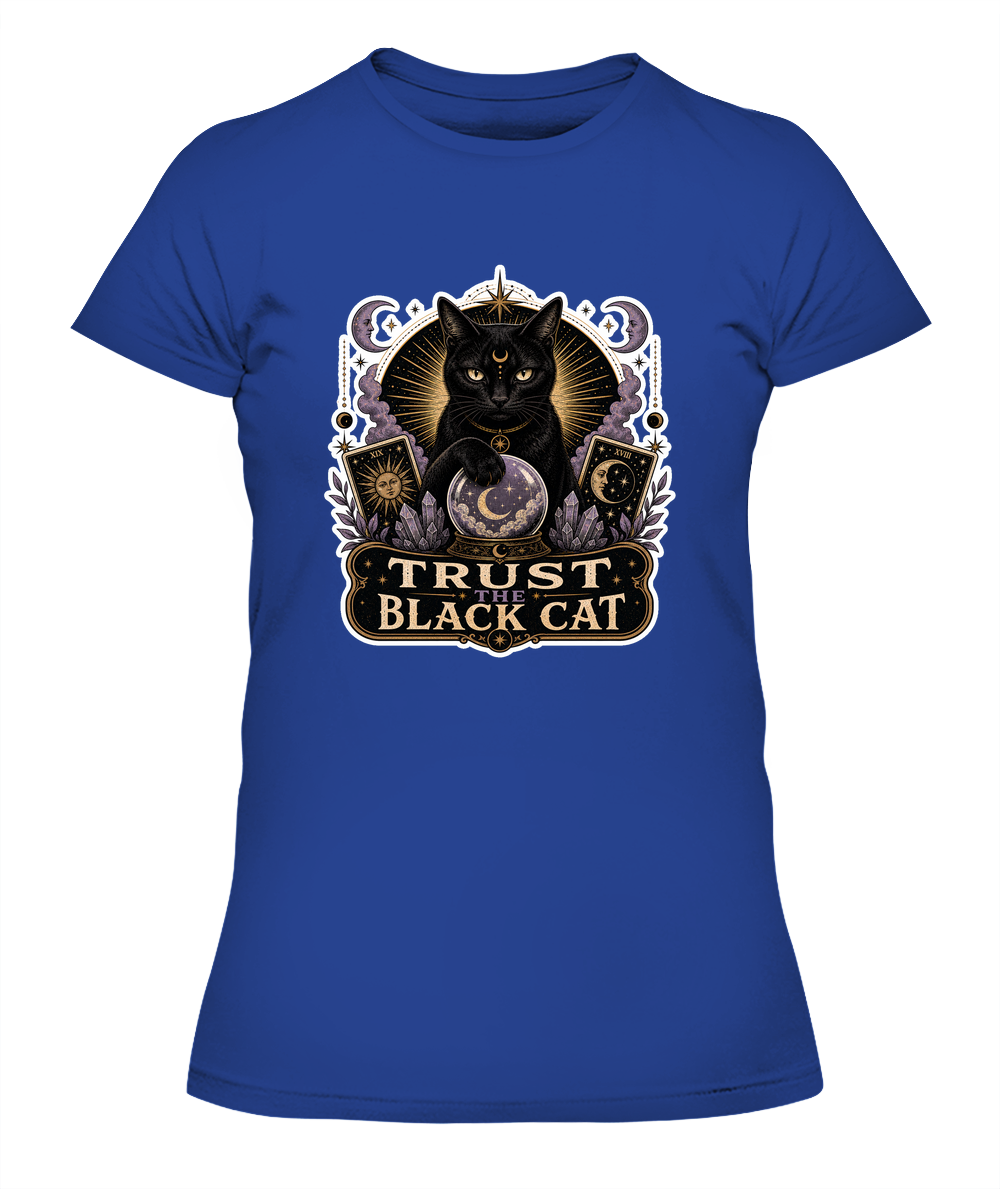 Trust the Black Cat Ladies T-Shirt | Black Cat Lover Gift