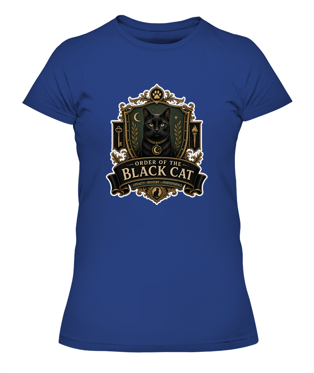 Order of the Black Cat Ladies T-Shirt | Black Cat Lover Gift