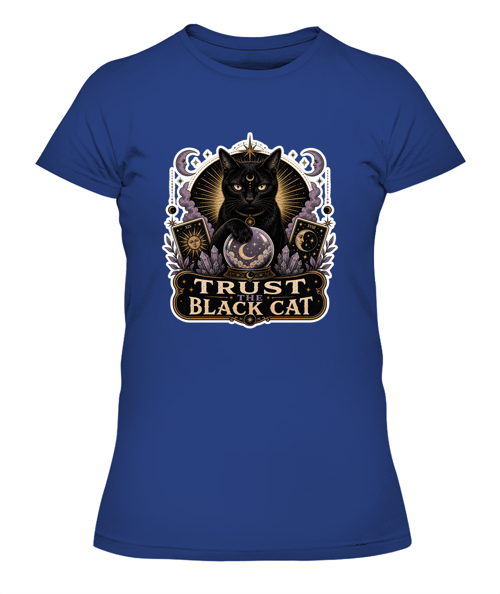 Trust the Black Cat Ladies T-Shirt | Black Cat Lover Gift