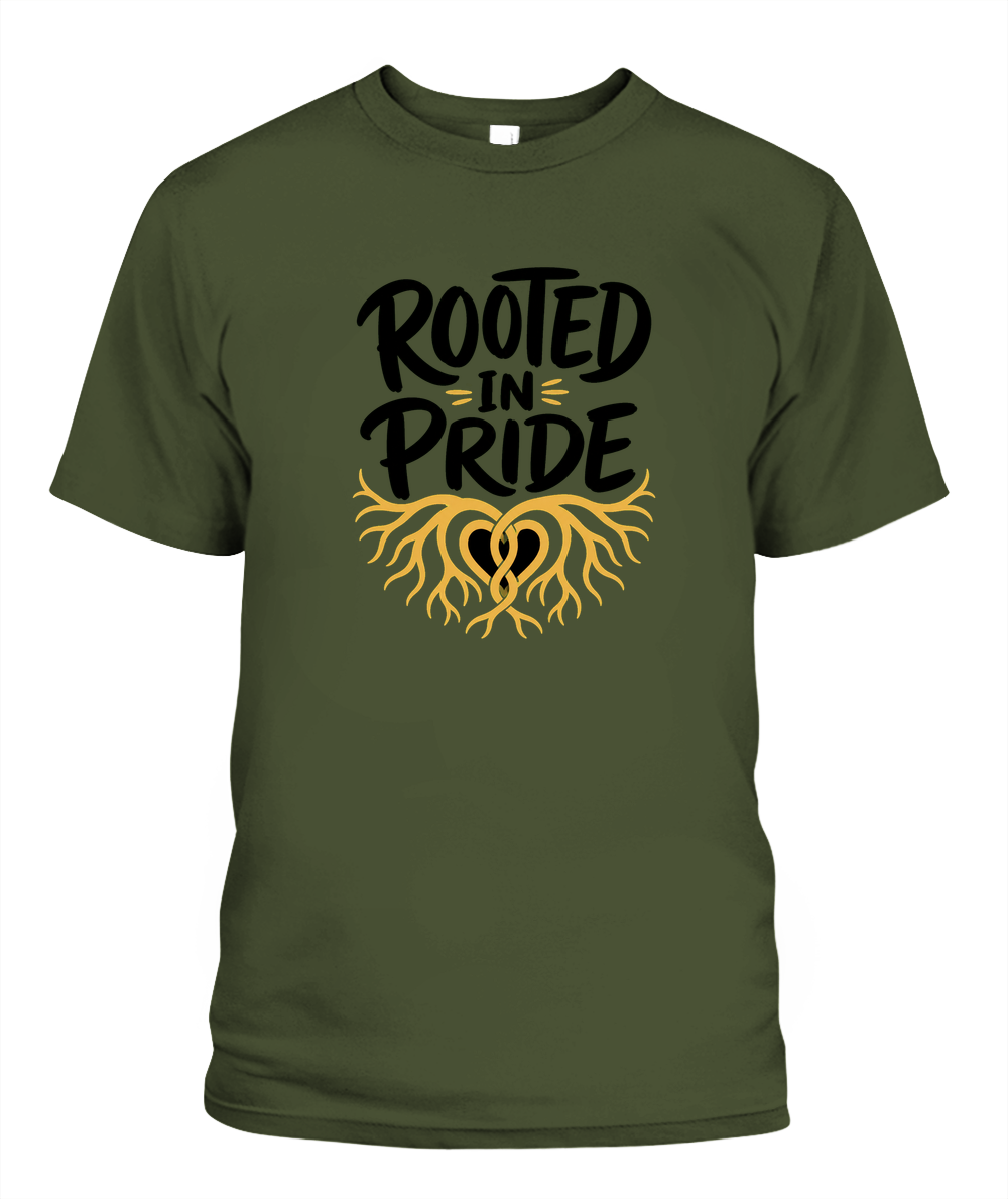 Rooted In Pride — T-Shirt in Sage