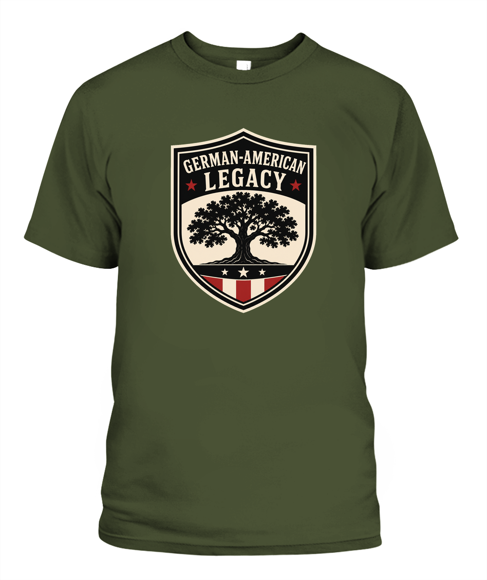 German-American Legacy — T-Shirt in Sage