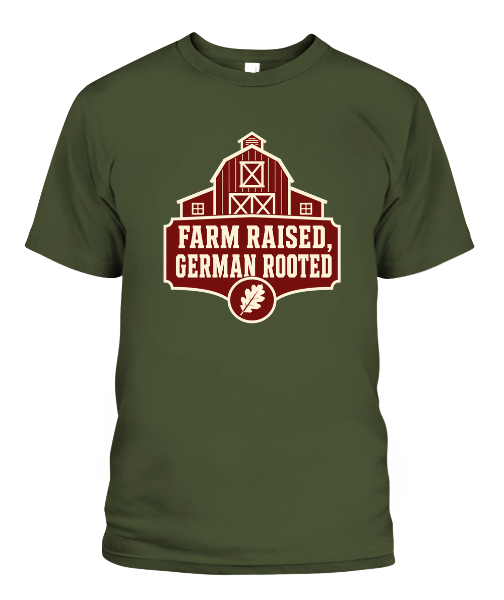 Farm Raised, German Rooted — T-Shirt in Sage