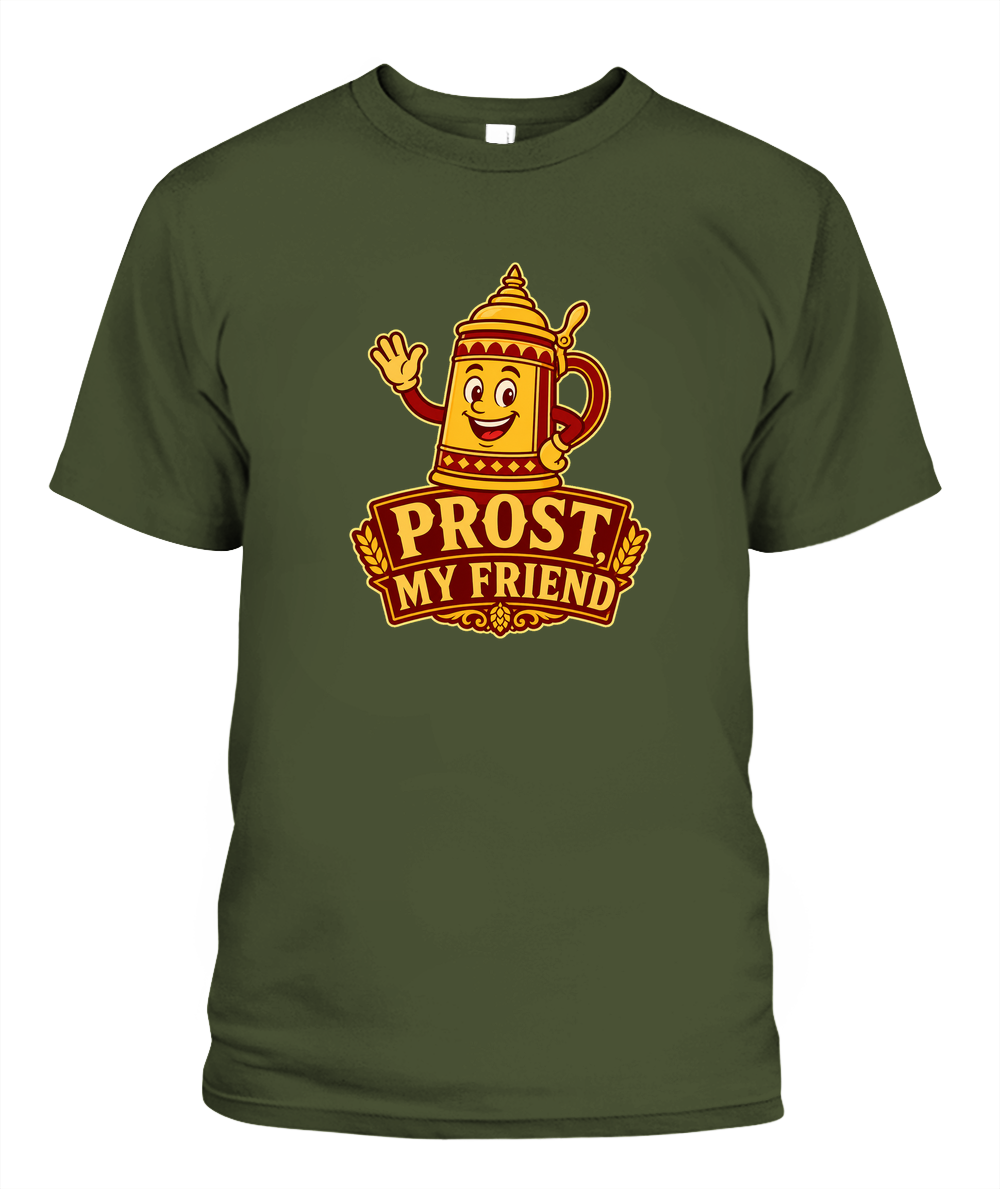 Prost, My Friend — T-Shirt in Sage
