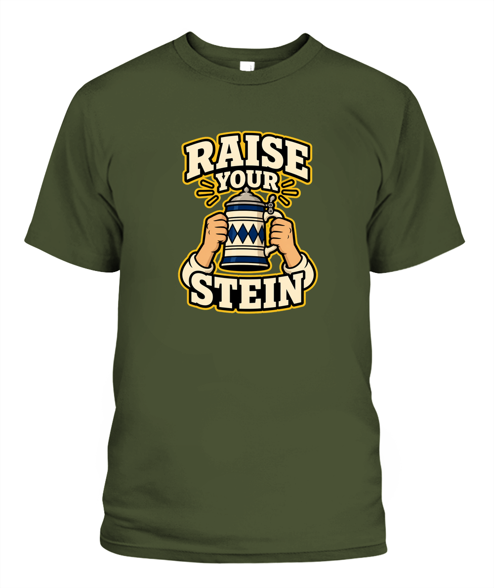 Raise Your Stein — T-Shirt in Sage