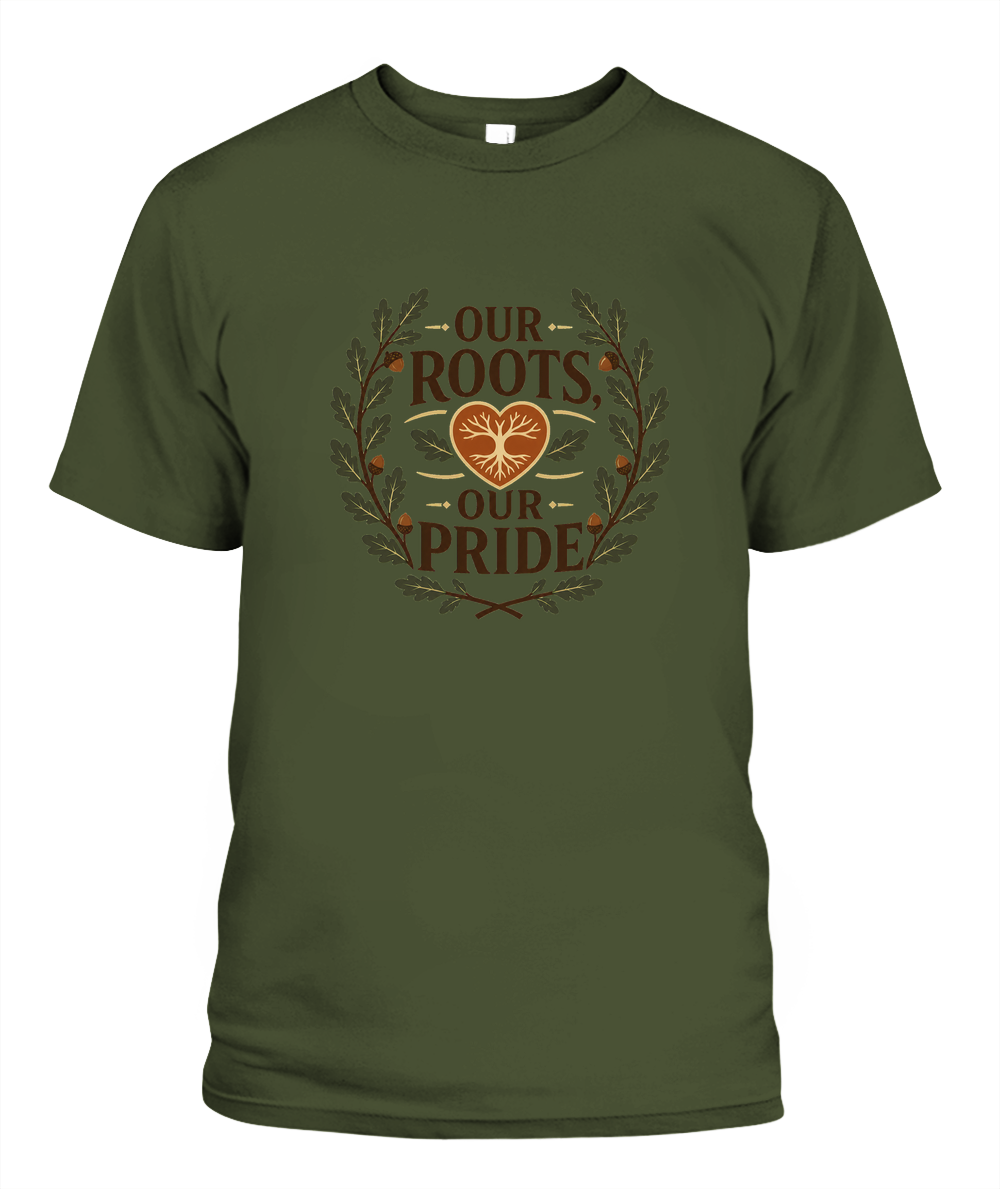 Our Roots, Our Pride — T-Shirt in Sage