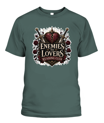Enemies to Lovers Reading Club Book Lover T-Shirt | Reading Gift