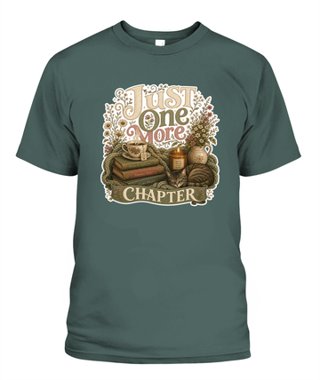 Just one more Chapter Book Lover T-Shirt | Reading Gift