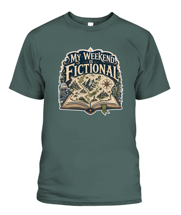 My Weekend is Fictional Book Lover T-Shirt | Reading Gift