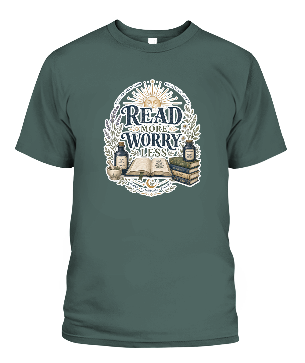 Read more Worry Less Book Lover T-Shirt | Reading Gift