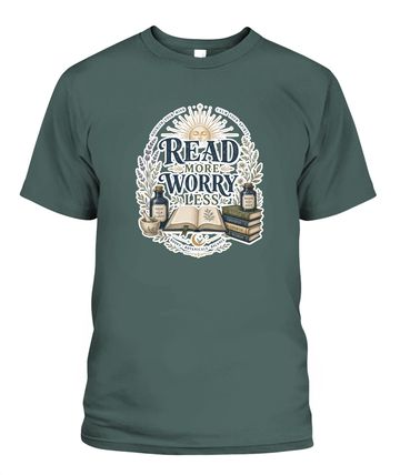 Read more Worry Less Book Lover T-Shirt | Reading Gift