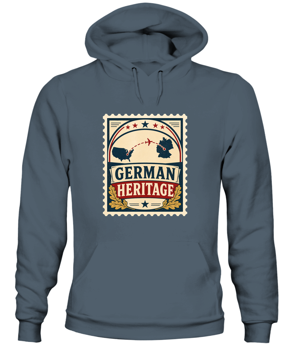 German Heritage — Hoodie in Dark Heather