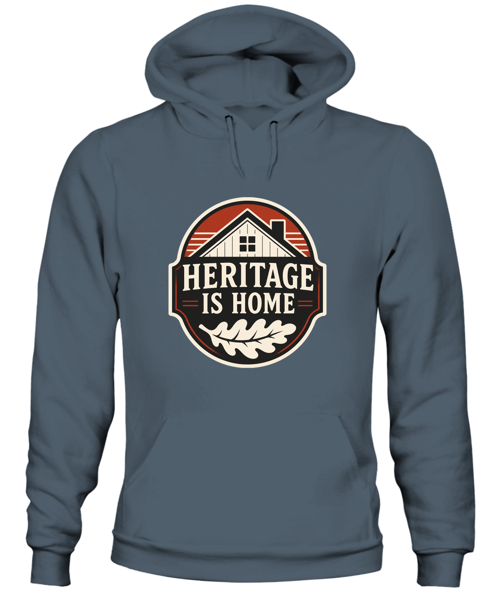 Heritage Is Home — Hoodie in Dark Heather