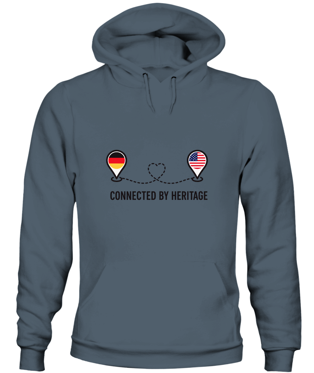 Connected By Heritage — Hoodie in Dark Heather