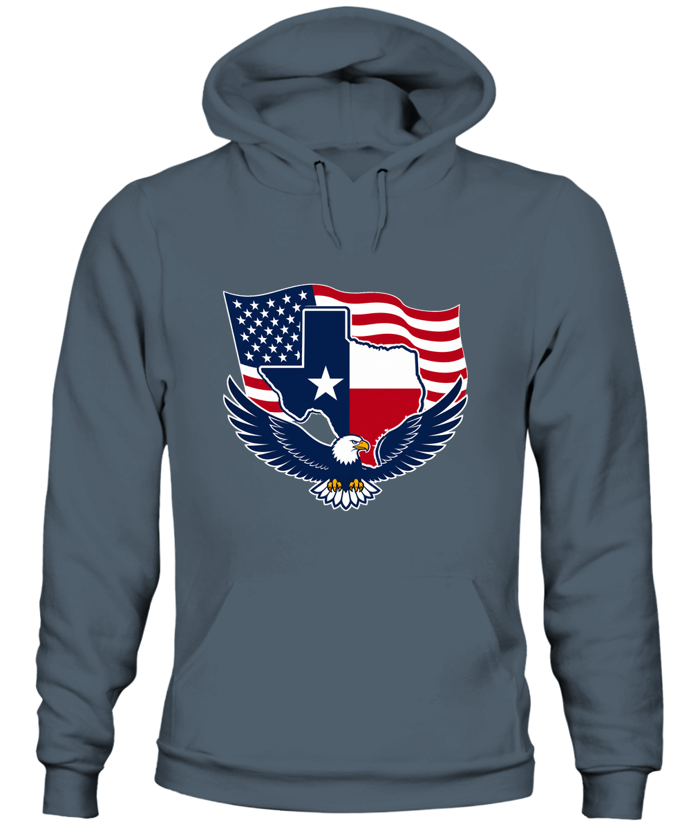 Texas German Roots — Hoodie in Dark Heather