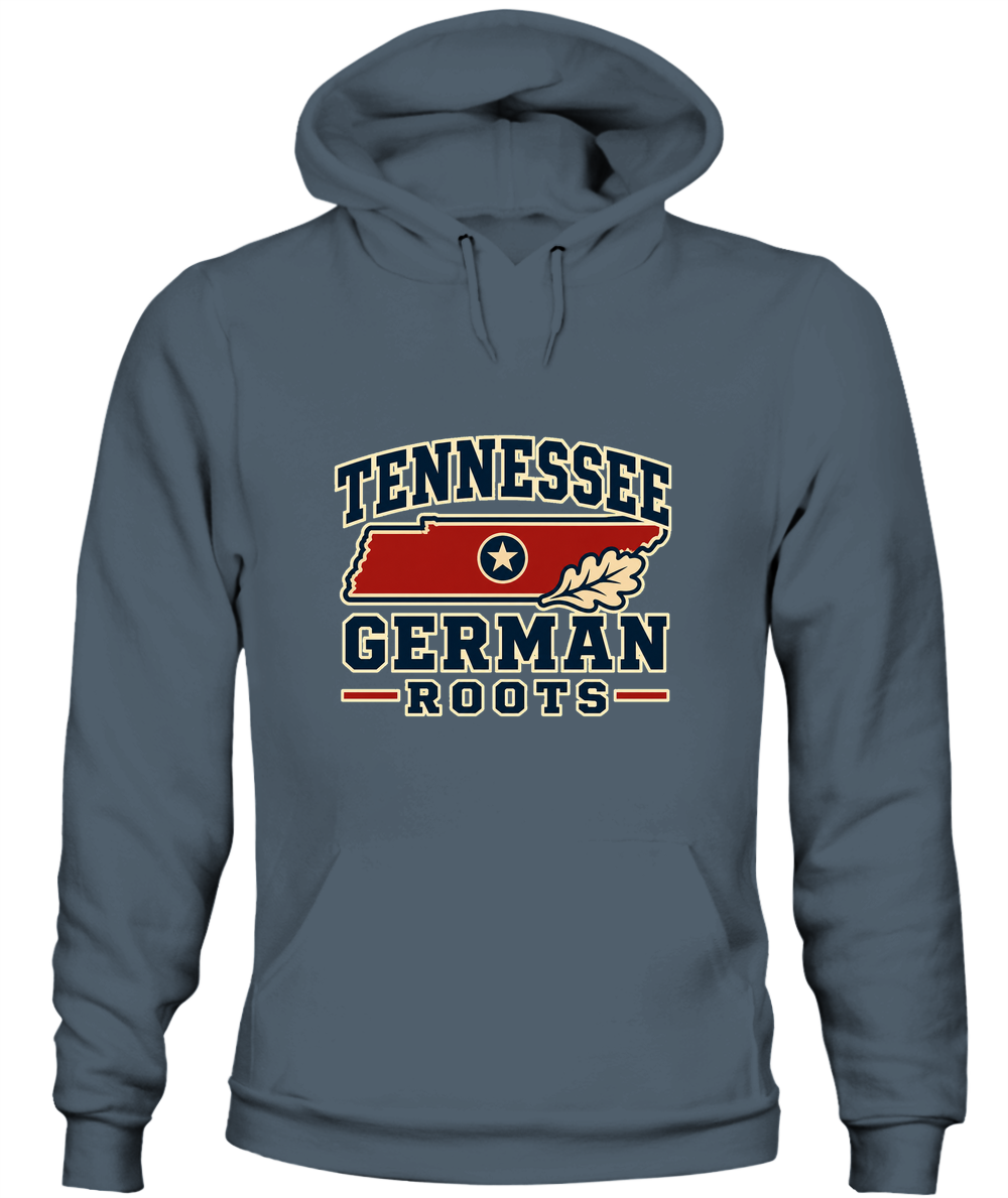 Tennessee German Roots — Hoodie in Dark Heather