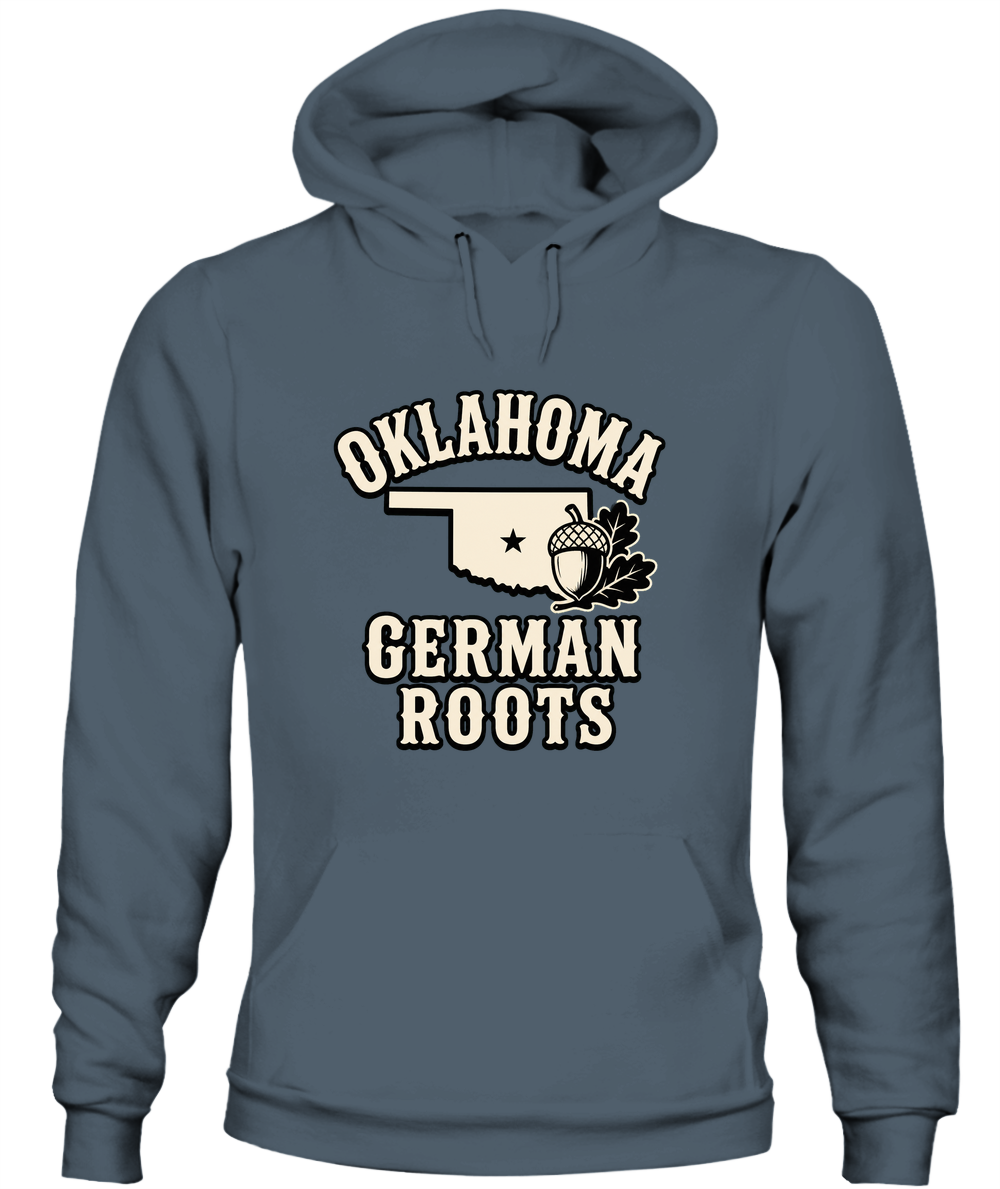 Oklahoma German Roots — Hoodie in Dark Heather