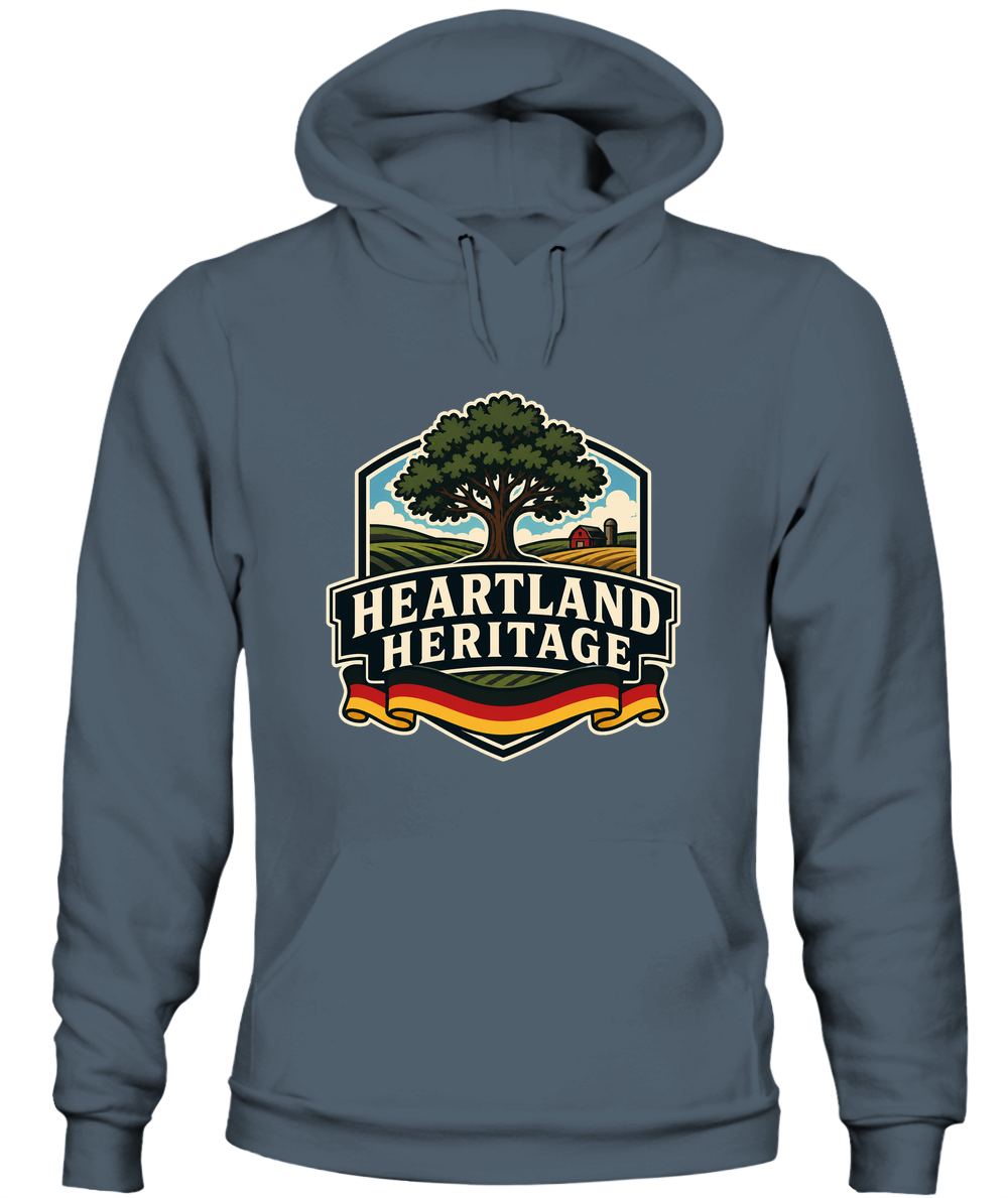 Heartland Heritage — Hoodie in Dark Heather