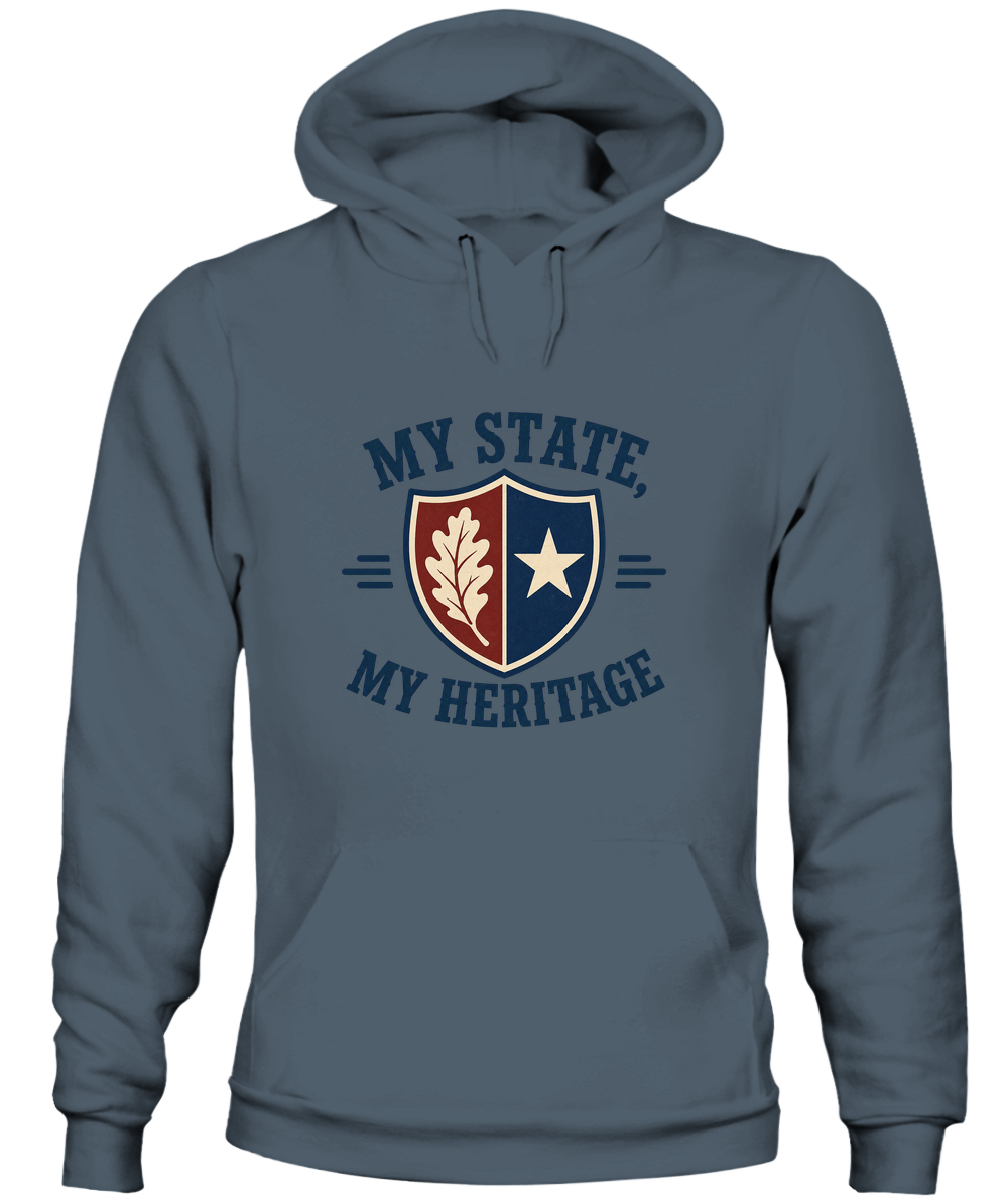 My State, My Heritage — Hoodie in Dark Heather