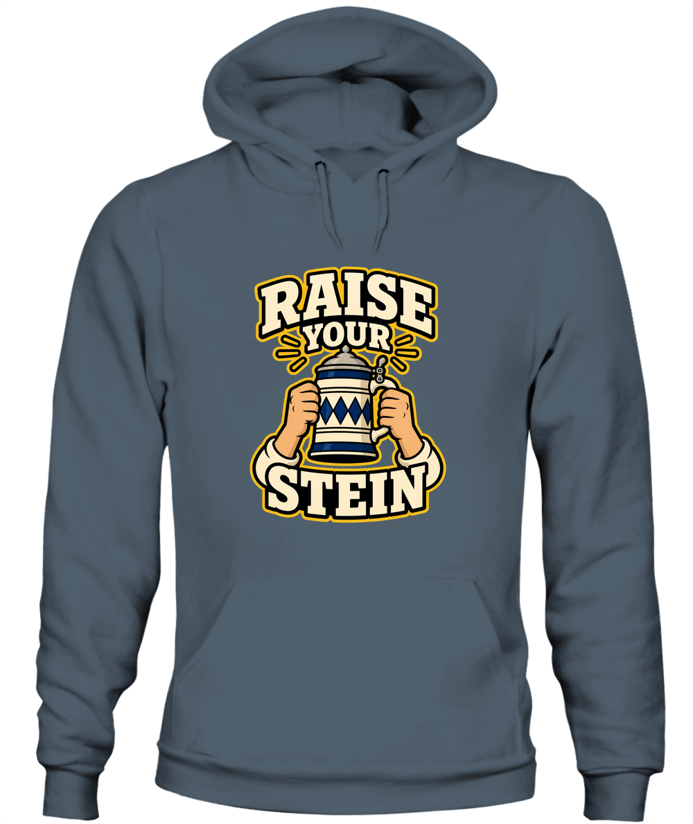 Raise Your Stein — Hoodie in Dark Heather