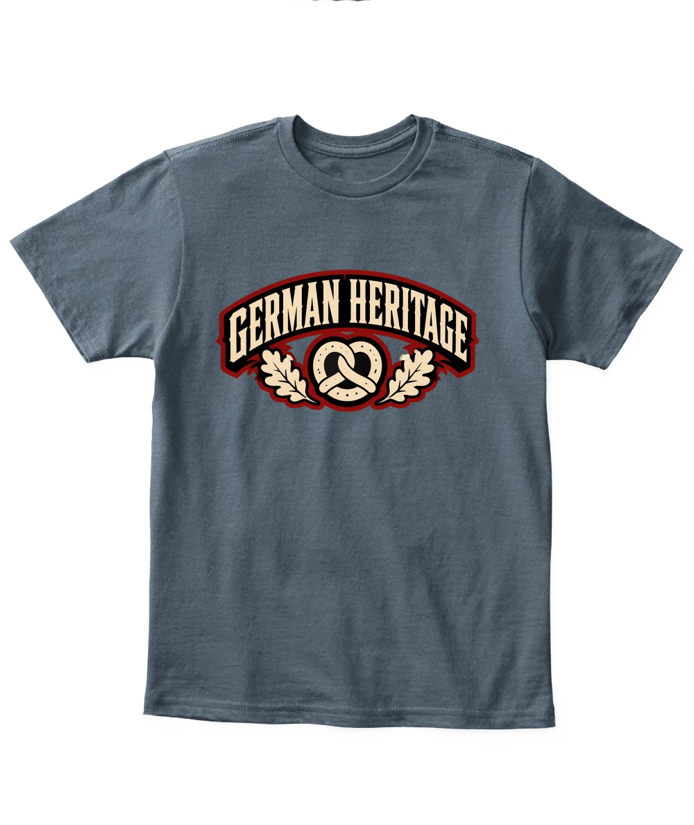 German Heritage — Kid's T Shirt in Dark Heather