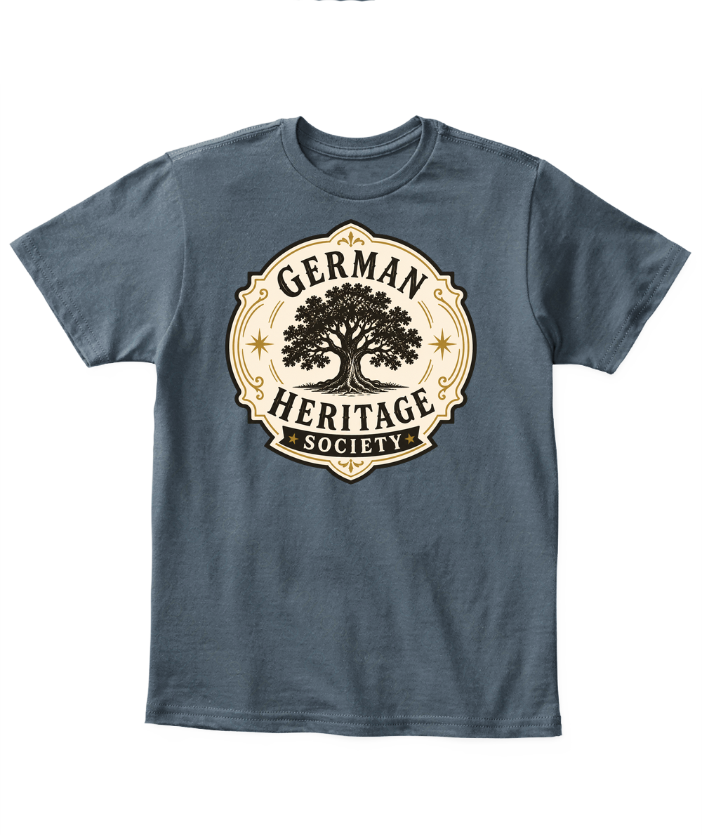German Heritage Society — Kid's T Shirt in Dark Heather