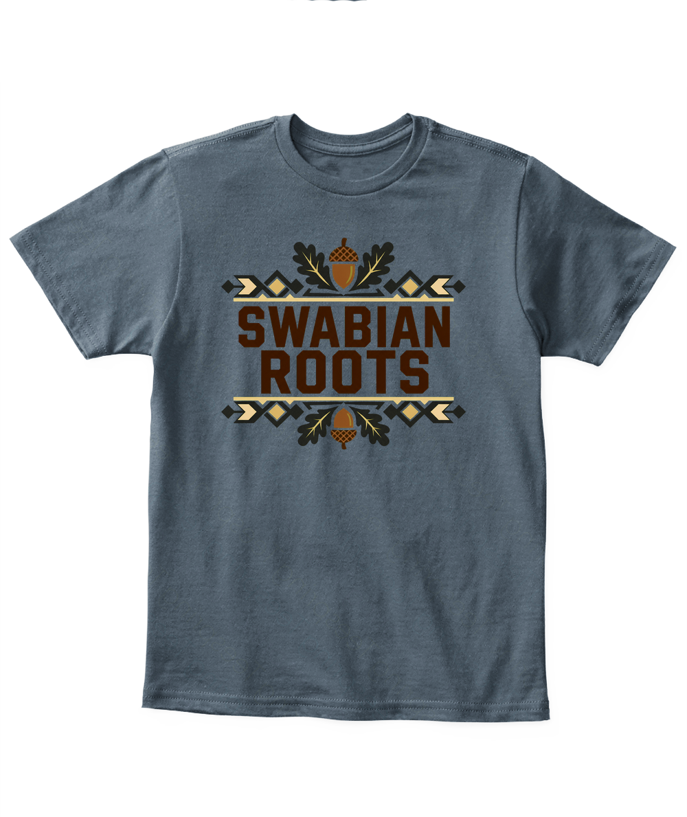 Swabian Roots — Kid's T Shirt in Dark Heather