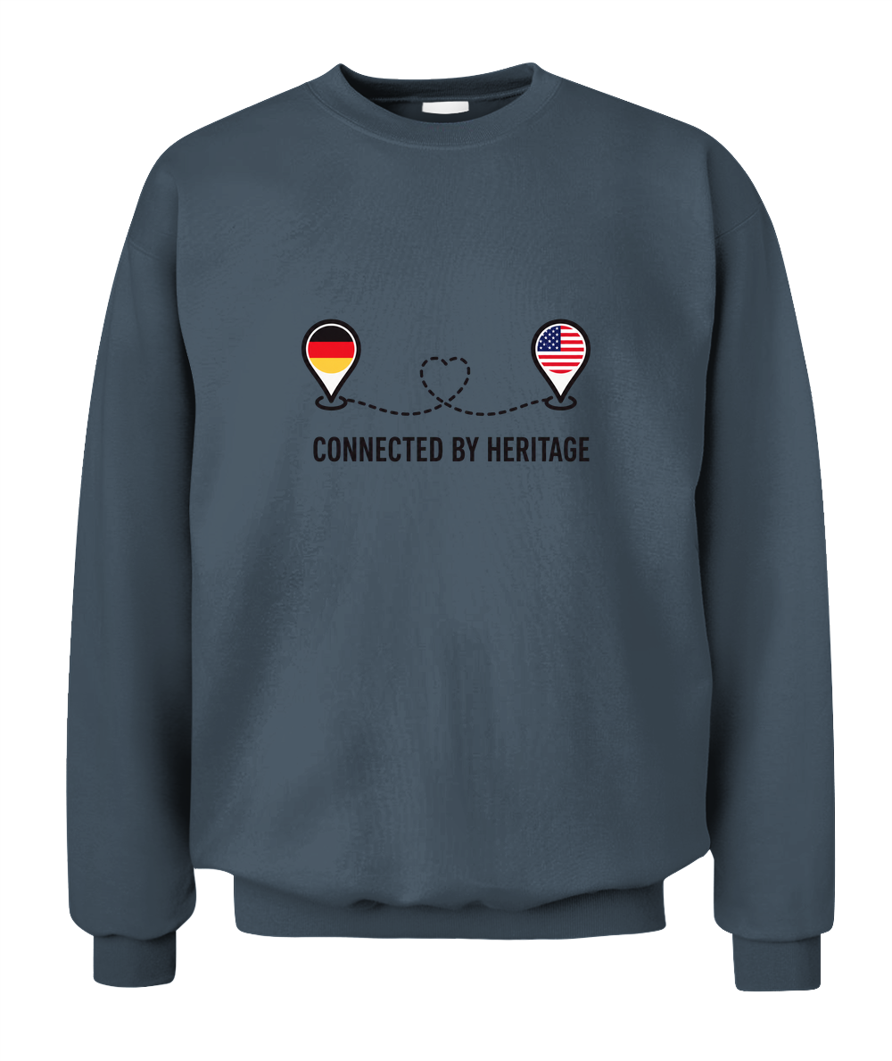 Connected By Heritage — Sweatshirt in Dark Heather