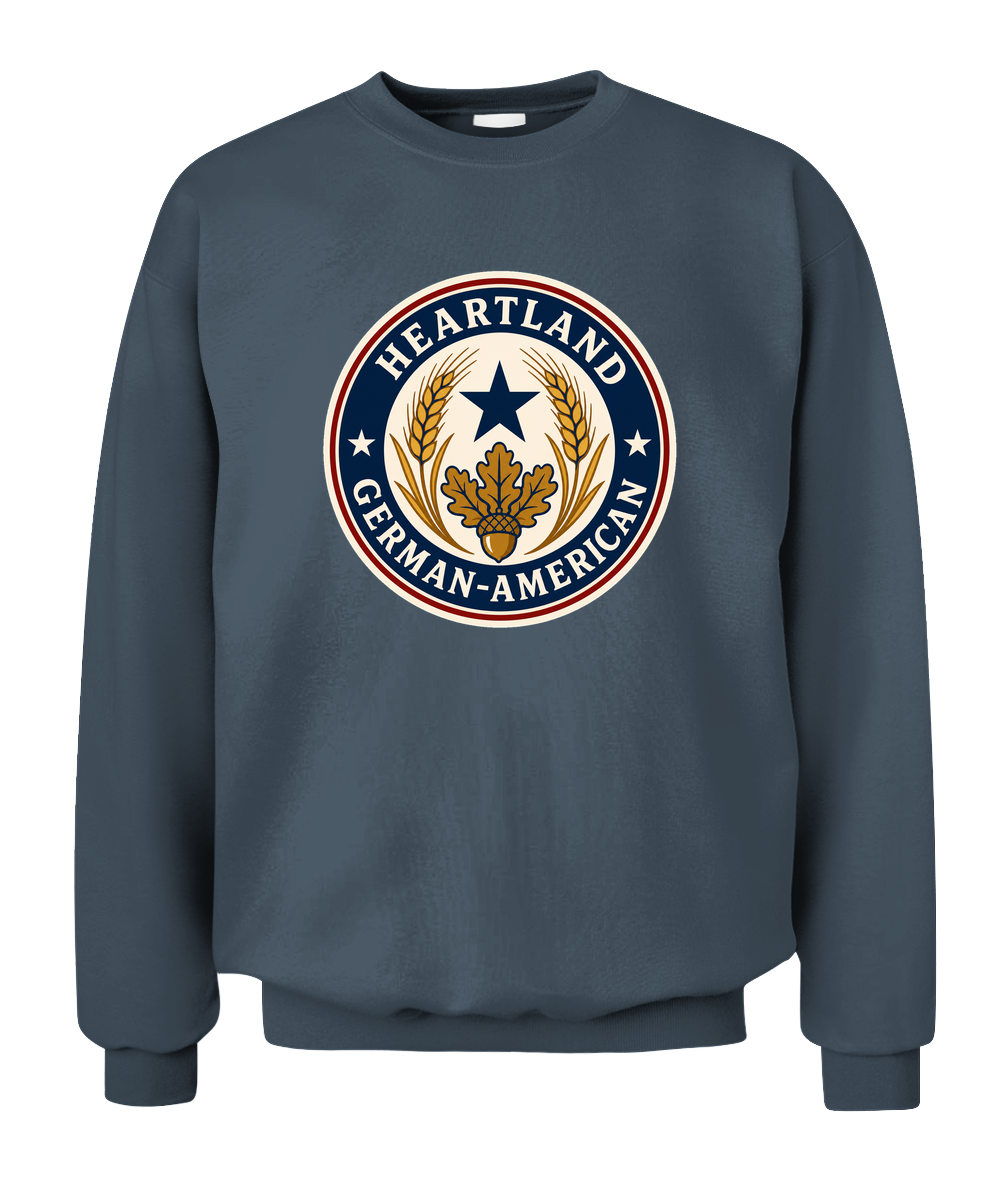 Heartland German-American — Sweatshirt in Dark Heather