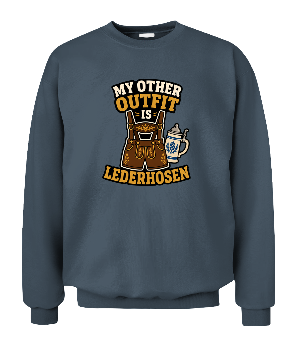 My Other Outfit Is Lederhosen — Sweatshirt in Dark Heather