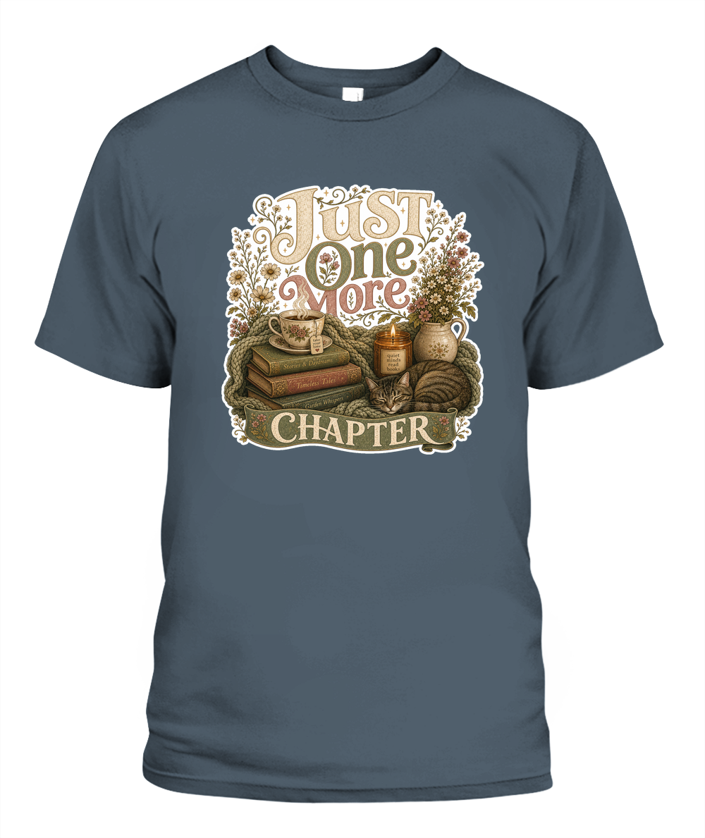 Just one more Chapter Book Lover T-Shirt | Reading Gift