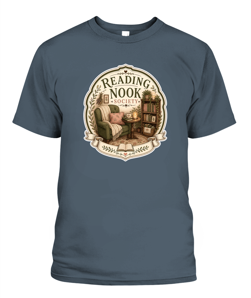 Reading Nook Society Book Lover T-Shirt | Reading Gift