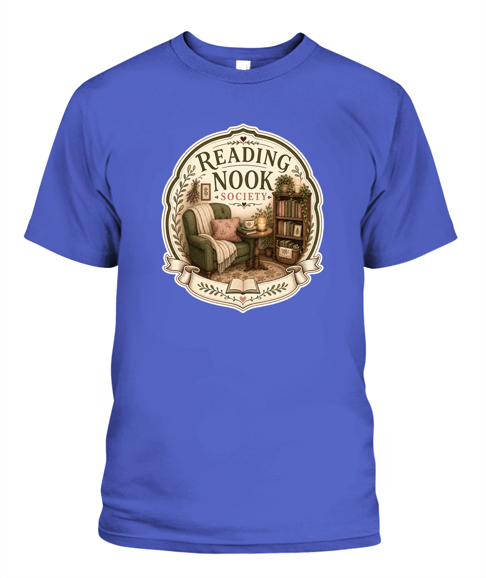 Reading Nook Society Book Lover T-Shirt | Reading Gift