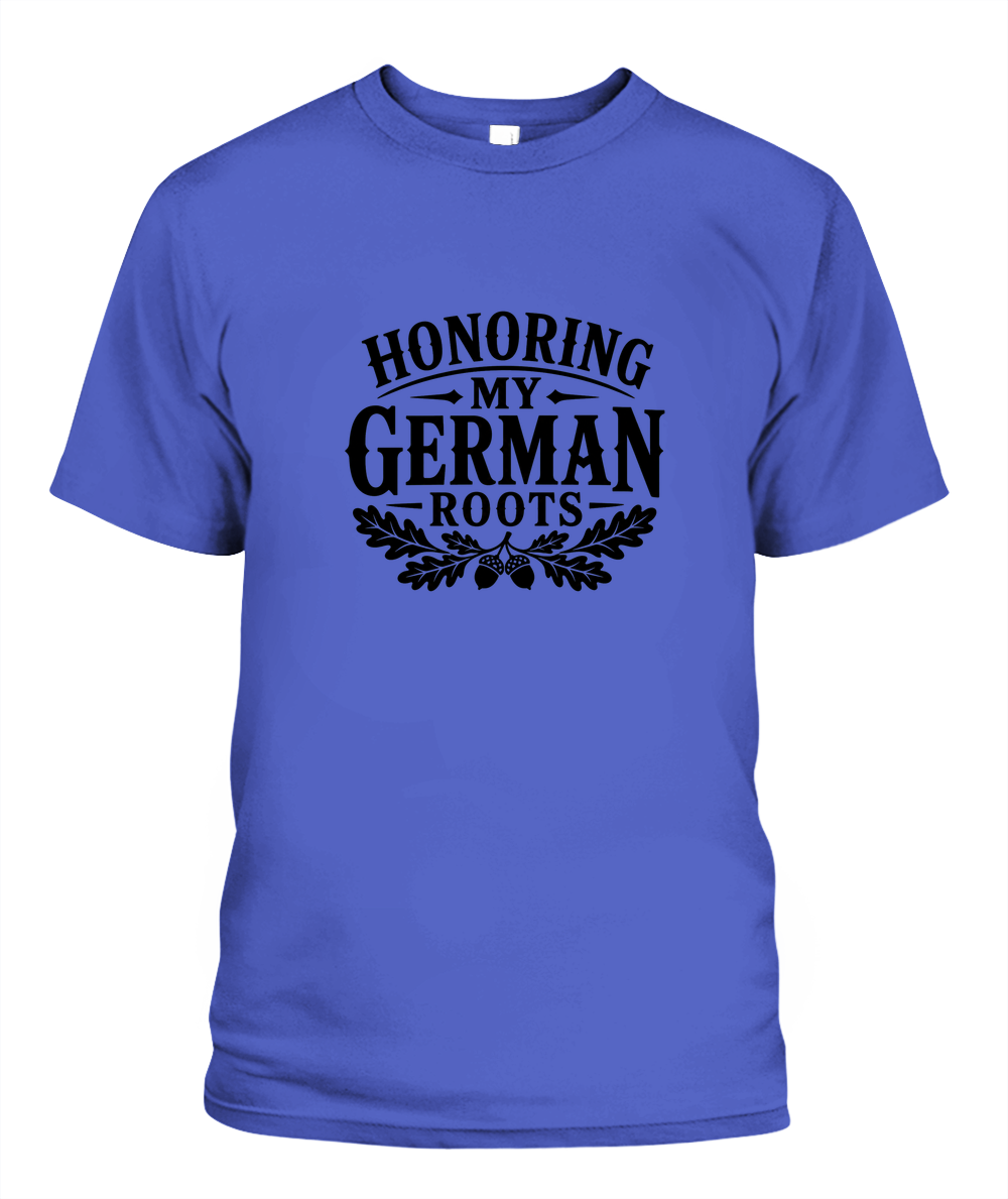 Honoring My German Roots — T-Shirt in Periwinkle