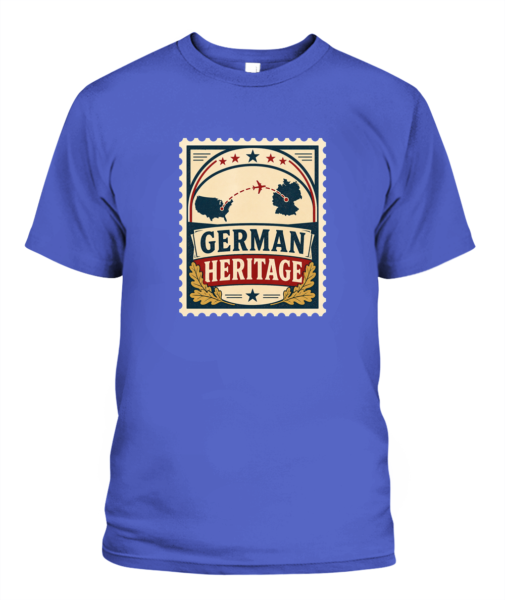 German Heritage — T-Shirt in Periwinkle