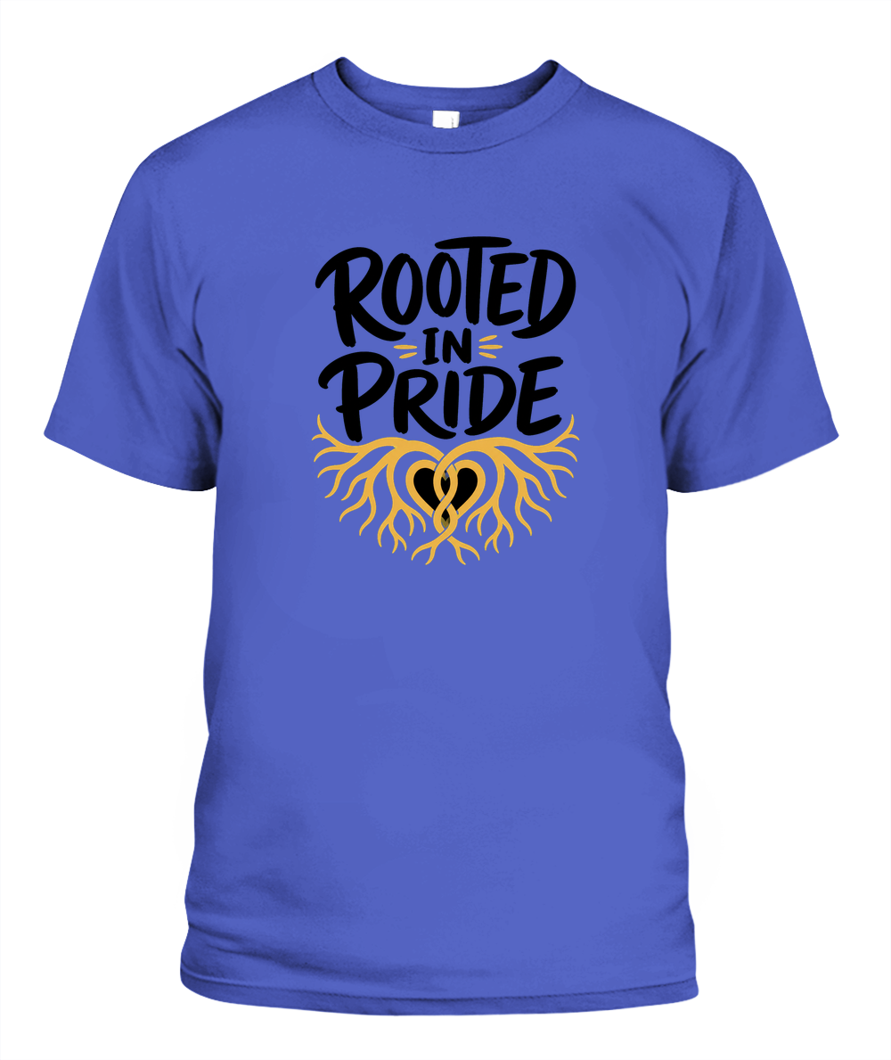 Rooted In Pride — T-Shirt in Periwinkle