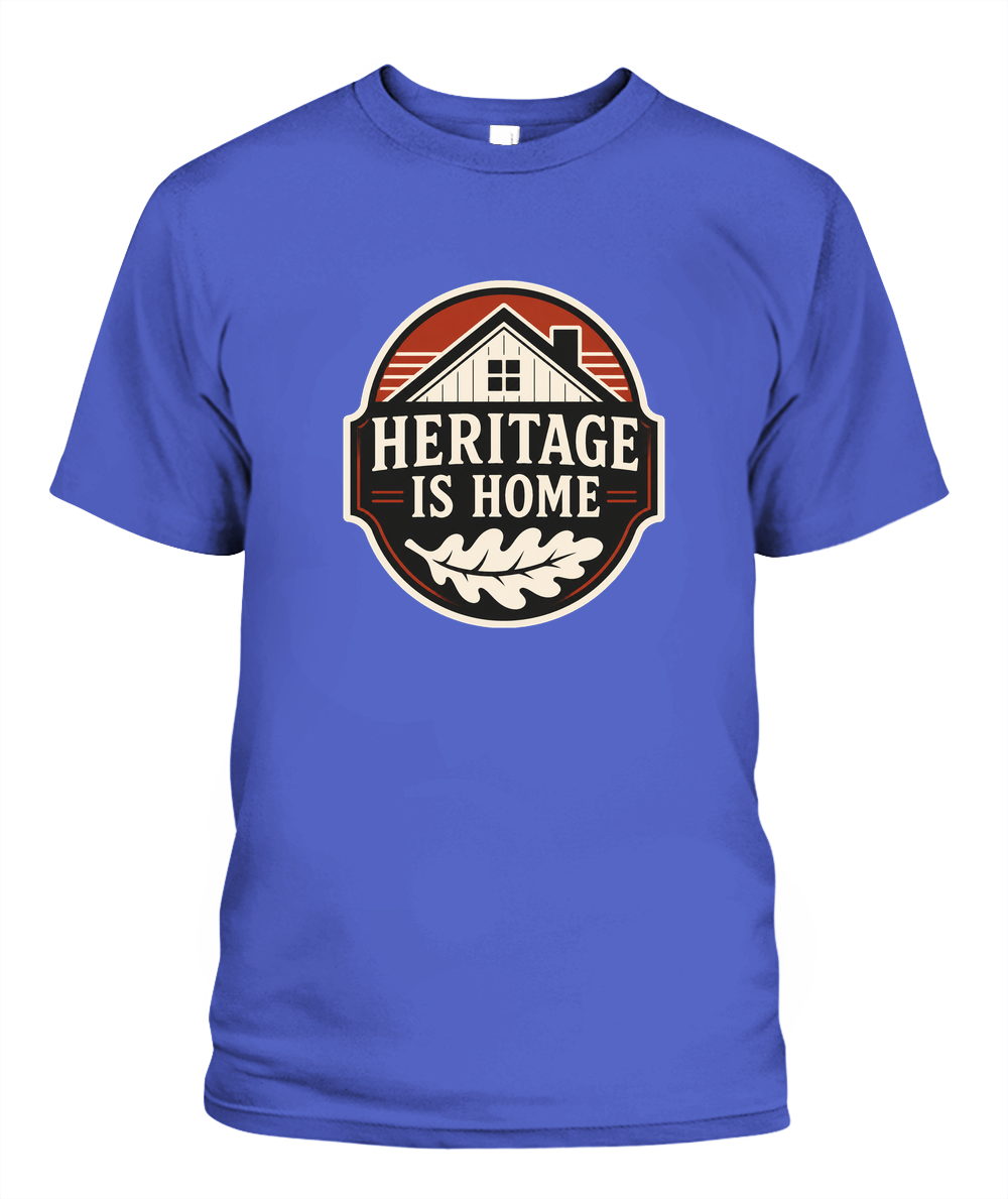 Heritage Is Home — T-Shirt in Periwinkle