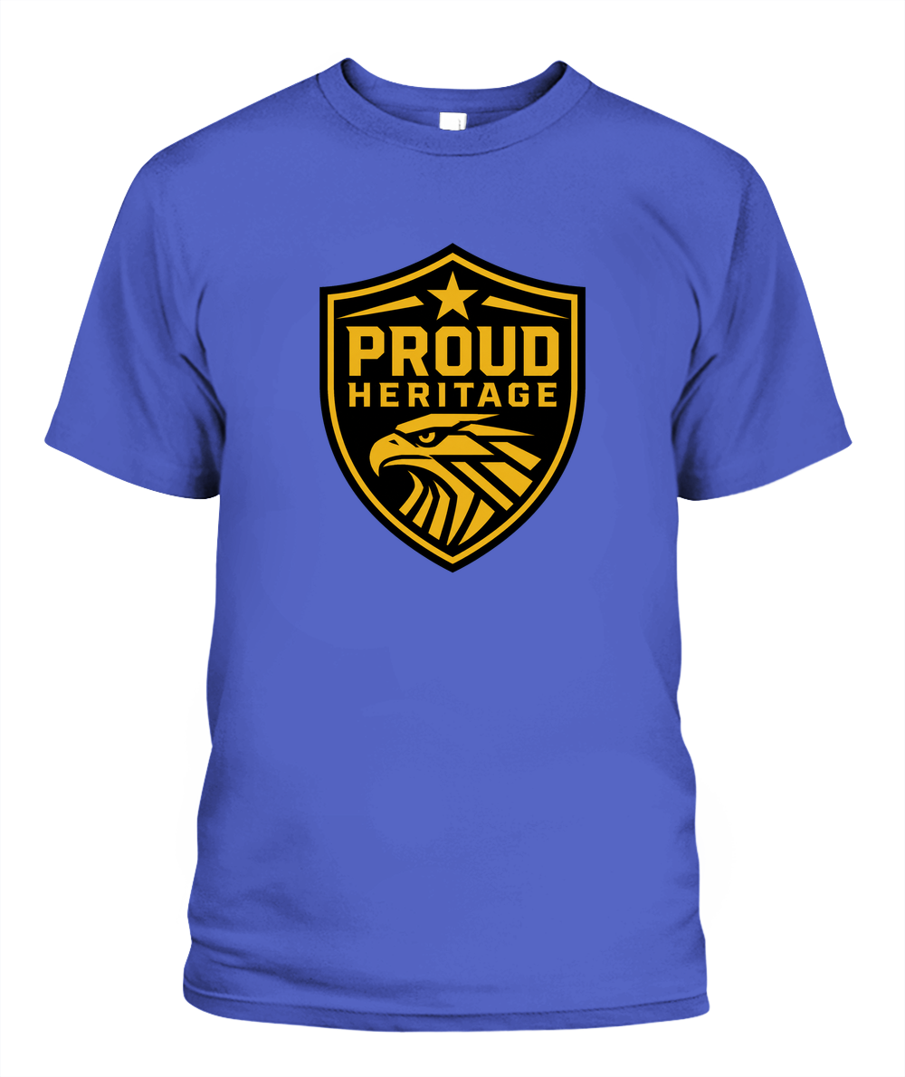 Proud Heritage — T-Shirt in Periwinkle