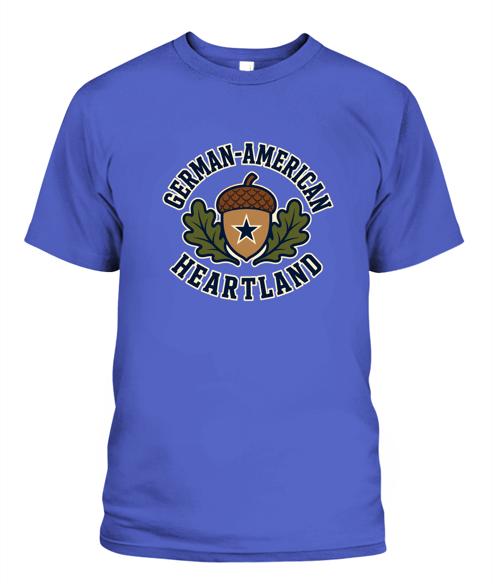 German-American Heartland — T-Shirt in Periwinkle
