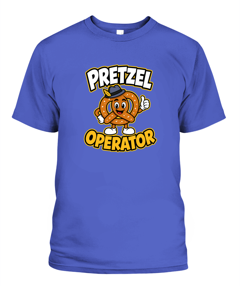 Pretzel Operator — T-Shirt in Periwinkle