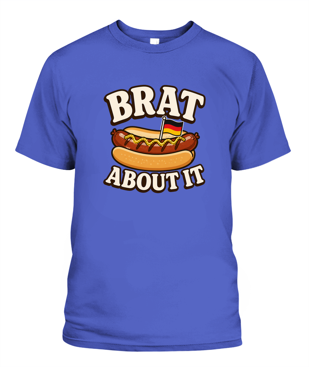 Brat About It — T-Shirt in Periwinkle