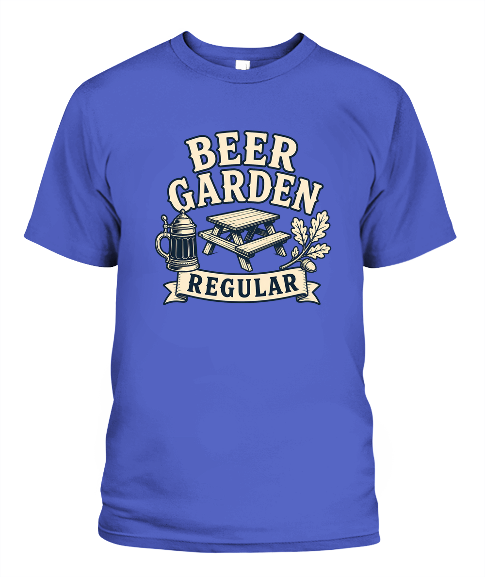 Beer Garden Regular — T-Shirt in Periwinkle